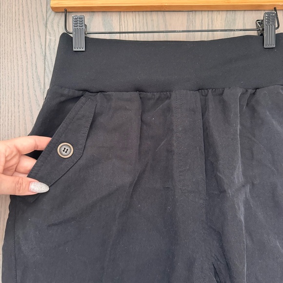 Maeve by Anthropologie Women's Size M Cicerone Cargo Utility Jogger Black Soft - Picture 8 of 14